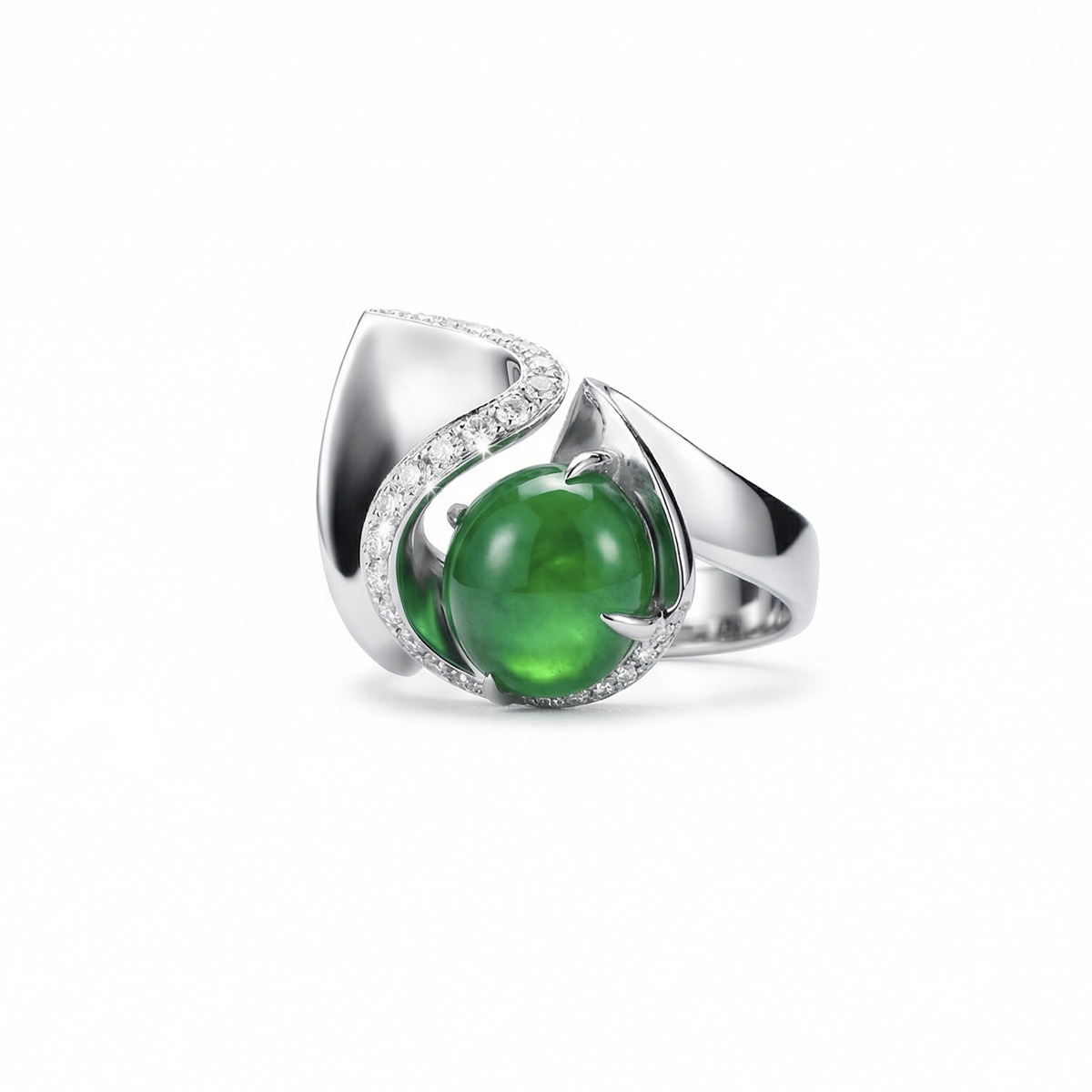 The Unwritten Jade Embrace Ring