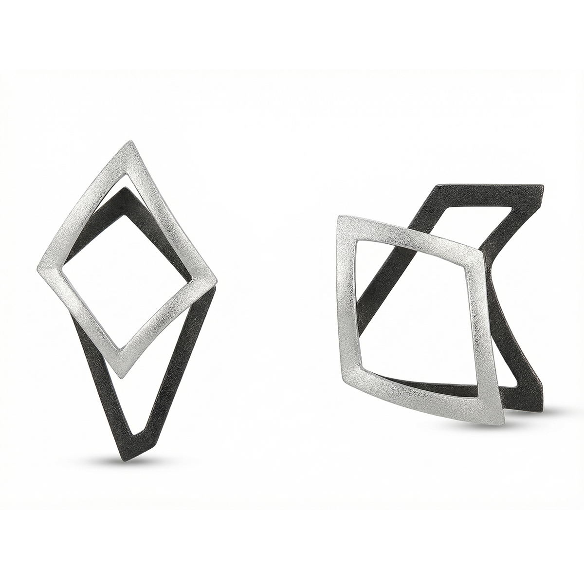 Origami Shadow Asymmetric Studs