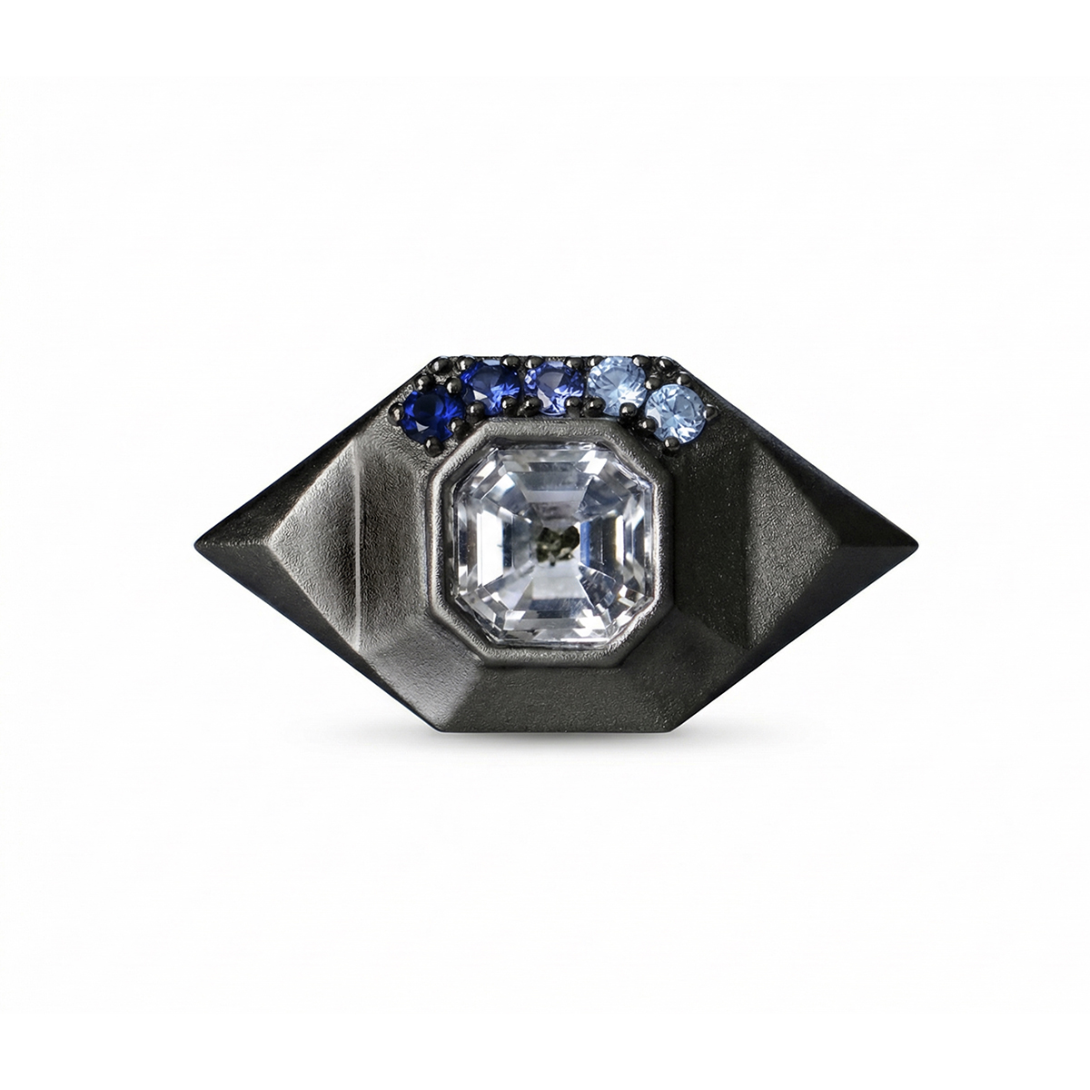 Heart in the Eye Punk Statement Ring (One-of-a-Kind)