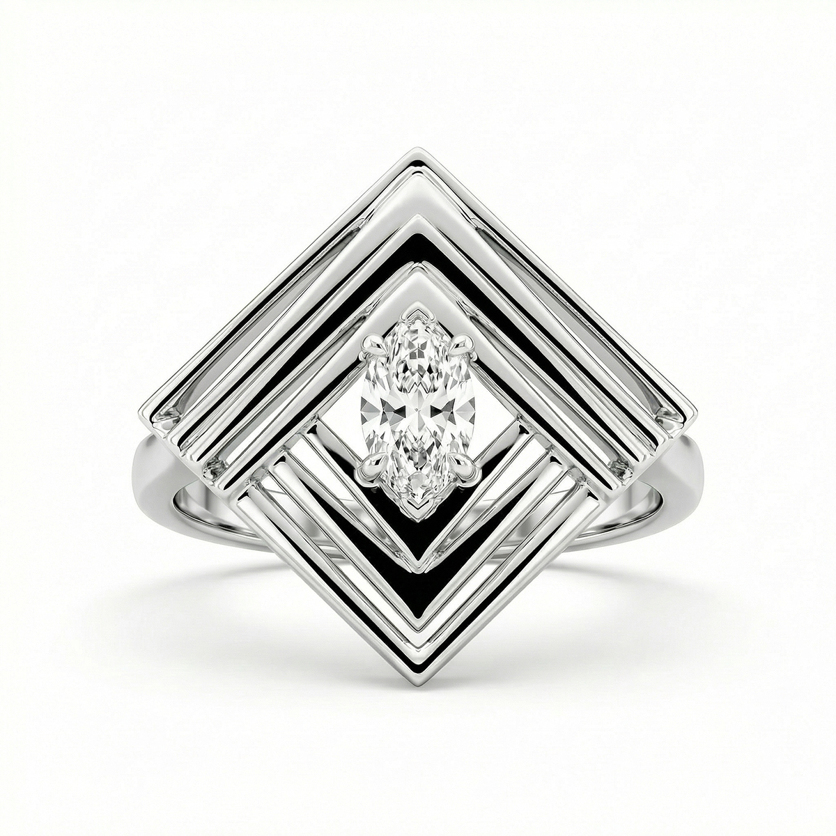 Fibonacci Sequence Geometric Ring