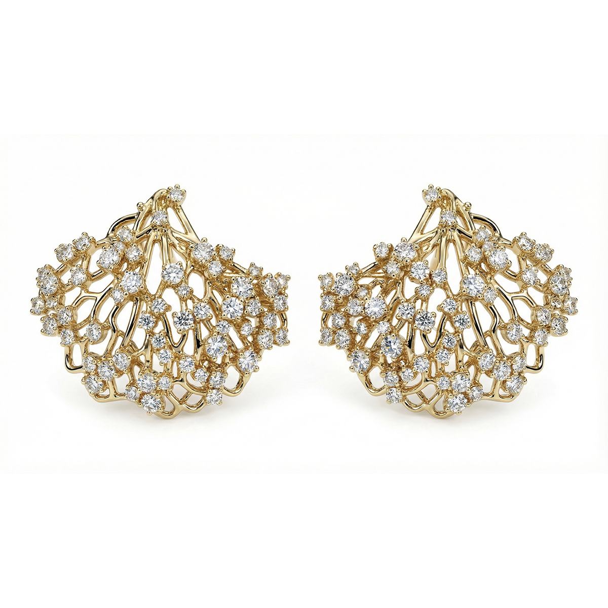 Moss Growth Diamond Studs