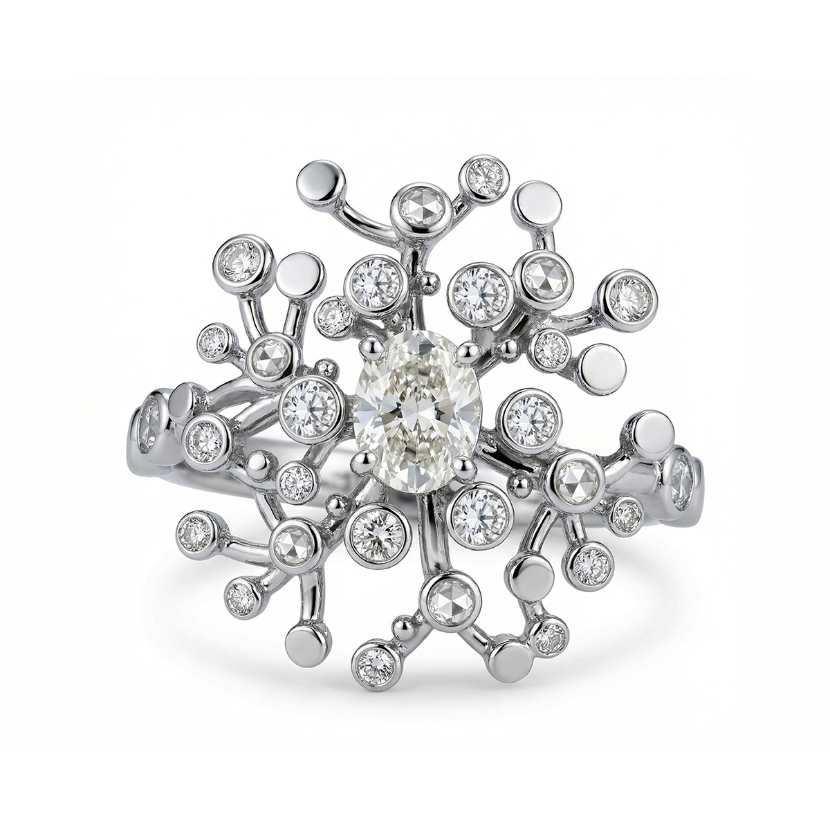 Snowflake Bespoke Ring